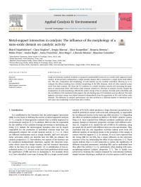 Sharif Najafishirtari & Clara Guglieri & Sergio Marras & Alice Scarpellini & Rosaria Brescia & Mirko Prato & Giulia Righi & Anna Franchini & Rita Magri & Liberato Manna & Massimo Colombo — Metal-support interaction in catalysis_ The influence of the morphology of a nano-oxide domain on catalytic activity