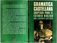 Jorge Cotos — Gramática Castellana: Adaptada para el estudio bíblico