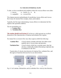 Jerry R. Dunn — VI. VISCOUS INTERNAL FLOW