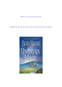 Laura Kinsale — Uncertain Magic