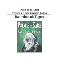 Rabindranath Tagore — Poemas de Kabir