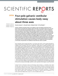 Kazuma Aoyama & Hiroyuki Iizuka & Hideyuki Ando & Taro Maeda — Four-pole galvanic vestibular stimulation causes body sway about three axes