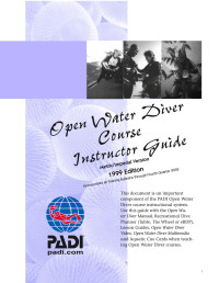 Diving Science & Technology Corp. (DSAT) — Open Water Diver Course