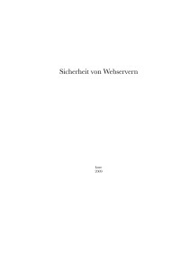 kuze — Sicherheit von Webservern