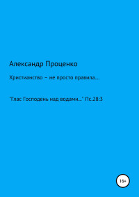 Александр Анатольевич Проценко — Христианство – не просто правила…