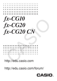 CASIO COMPUTER CO., LTD. — fx-CG10_CG20_CG20 CN_Hardware_Ck