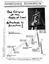 Martin A. Armstrong — The collapse of the rule of law