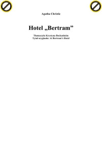 Agata Christie — Christie Agata - Hotel Bertram