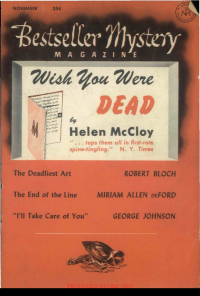 Helen McCloy — Bestseller Mystery #212: Wish You Were Dead
