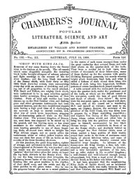 Various — Chambers's Journal of Popular Literature, Science, and Art, fifth series, no. 132, vol. III, July 10, 1886
