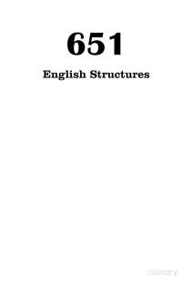 unknown — 651 ENGLISH STRUCTURES