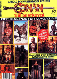 Unknown — Conan the Destroyer Movie Poster Magazine