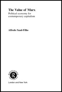 Filho, Alfredo Saad; — The Value of Marx