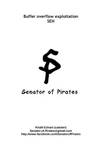 Senator of Pirates — BufferOverflow Exploitation SEH