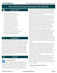 LitCharts — An Irish Airman Foresees His Death - Poetry Study Guide (LitCharts).pdf