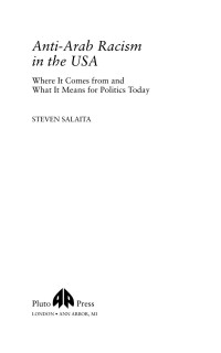 Steven Salaita — Anti-Arab Racism in the USA