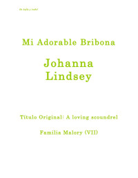 Johanna Lindsey — Mi Adorable Bribona