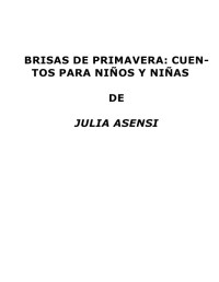 Julia Asensi — Brisas de primavera
