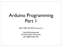 Gerald Recktenwald — Arduino_programming_part1