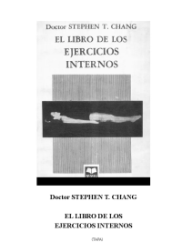 DOCTOR STEPHEN T. CHANG-RICHARD C. MILLER — EL LIBRO DE LOS EJERCICIOS INTERNOS