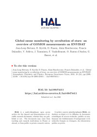 Bertaux, Jean-Loup et al. — Global ozone monitoring by occultation of stars: an overview of GOMOS measurements on ENVISAT