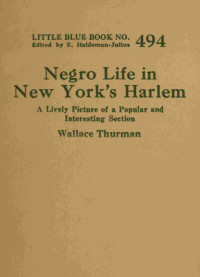 Wallace Thurman — Negro life in New York's Harlem