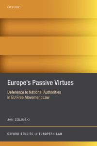 Jan Zglinski; — Europe's Passive Virtues