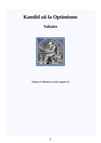 Voltaire — Kandid aŭ la Optimismo