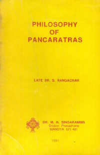 S. Rangachar — Philosophy of Pancaratras