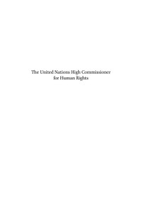 Gaer, Felice D., Broecker, Christen L. — The United Nations High Commissioner for Human Rights