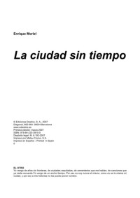 Enrique Moriel — La Ciudad Sin Tiempo