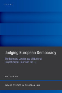 Nik de Boer; — Judging European Democracy