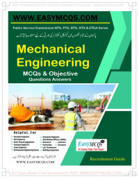Public Service Commission for Exams — Mechanical Engineering MCQs