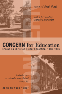 Virgil Vogt; — CONCERN for Education