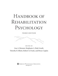 Brenner, Lisa A.; — Handbook of Rehabilitation Psychology