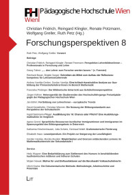 Christian Fridrich, Reingard Klingler, Renate Potzmann, Wolfgang Greller, Ruth Petz (Hg.); — Forschungsperspektiven 8