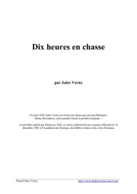 Verne, Jules — Dix heures en chasse