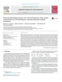 Mattia A. Lucchini & Andrea Testino & Anastasios Kambolis & Christian Proff & Christian Ludwig — Sintering and coking resistant core–shell microporous silica–nickel nanoparticles for CO methanation: Towards advanced catalysts production