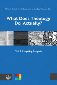 Phillip A. Davis, Jr. Daniel Lanzinger & Matthew Ryan Robinson — What Does Theology Do, Actually?