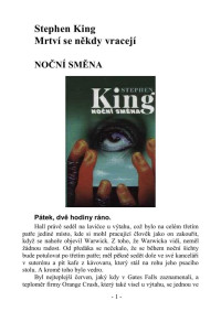 King — Noční směna