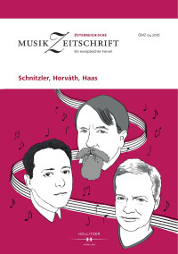 Europäische Musikforschungsvereinigung Wien (Hg.) — Schnitzler, Horváth, Haas